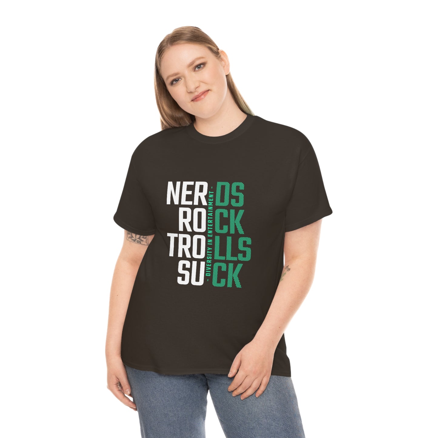 Nerds Rock Troll Suck Unisex Cotton T-shirt