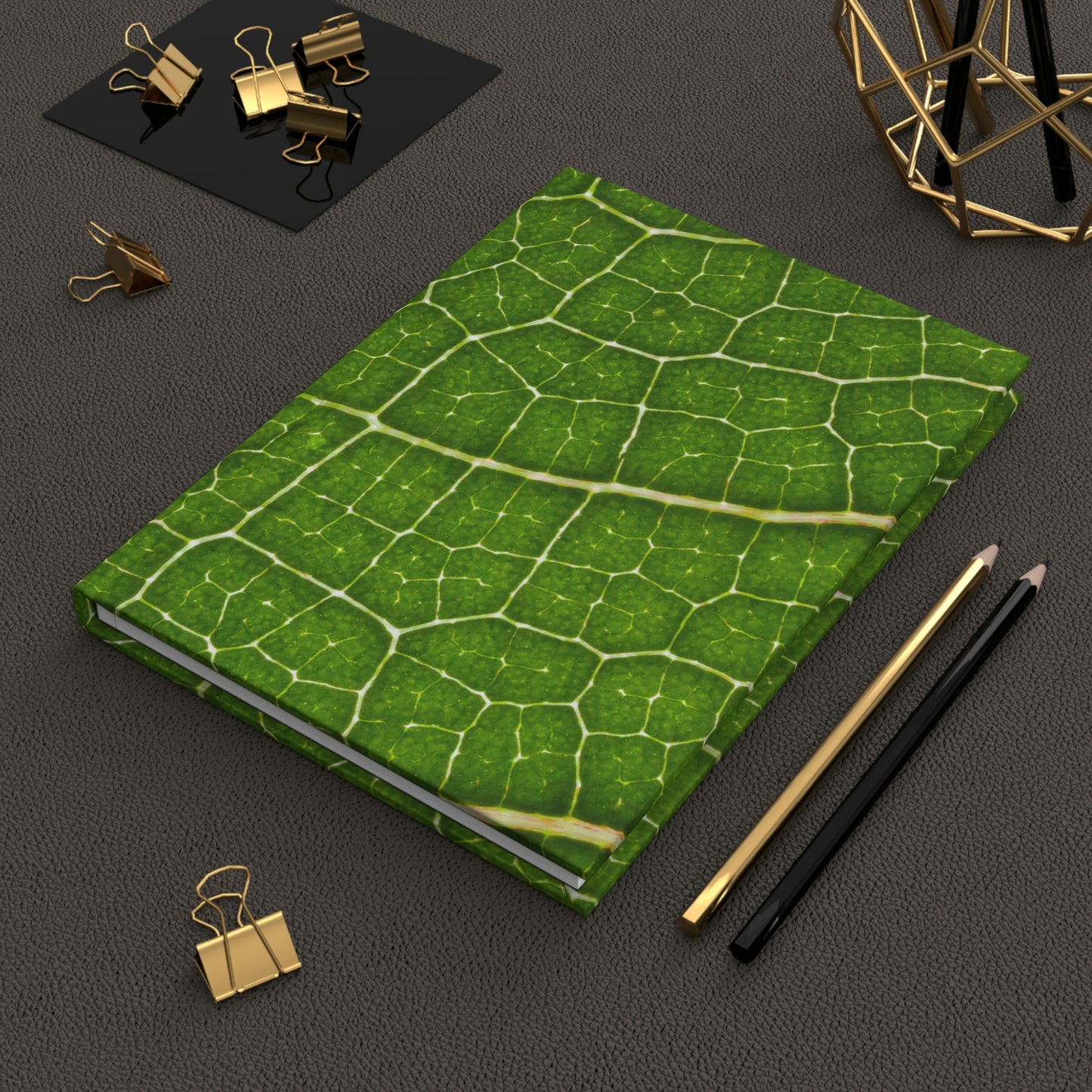 Leaf Notebook Book Hardcover Journal Matte