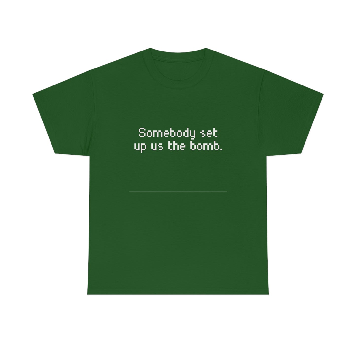 Set Up Us the Bomb Unisex Cotton T-shirt