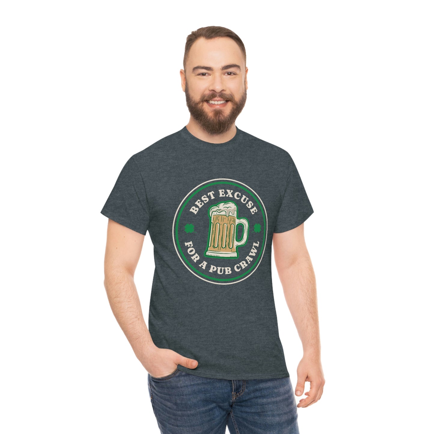 Pub Crawl Hearts Unisex Cotton T-shirt
