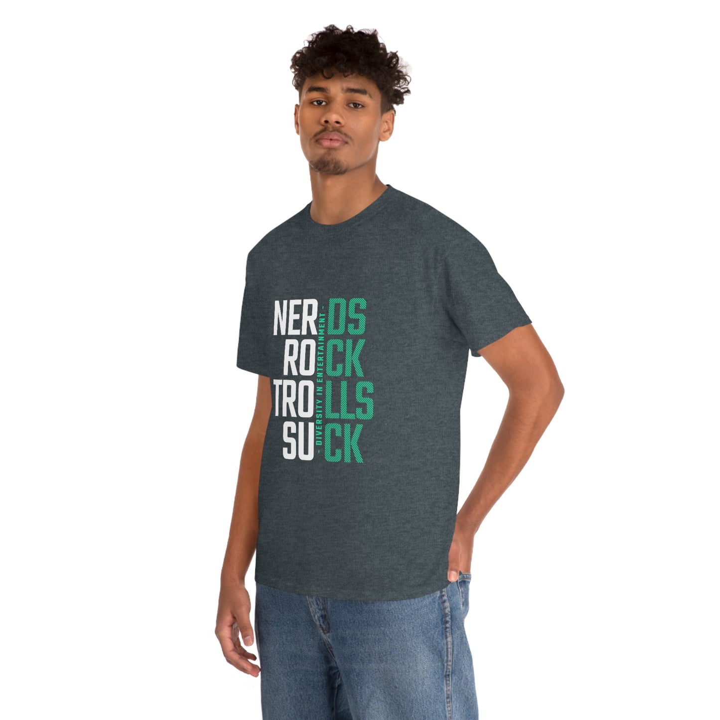 Nerds Rock Troll Suck Unisex Cotton T-shirt