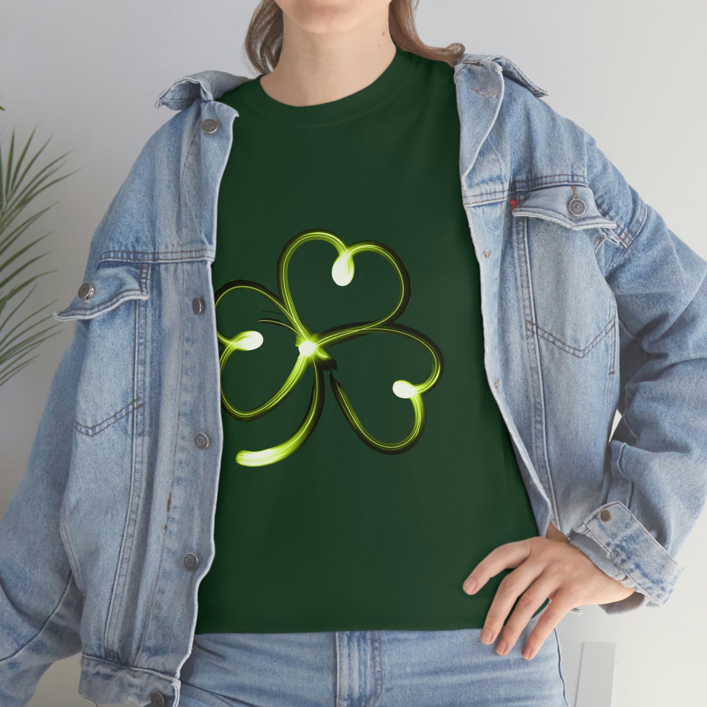Simple Shamrock Unisex Cotton T-shirt