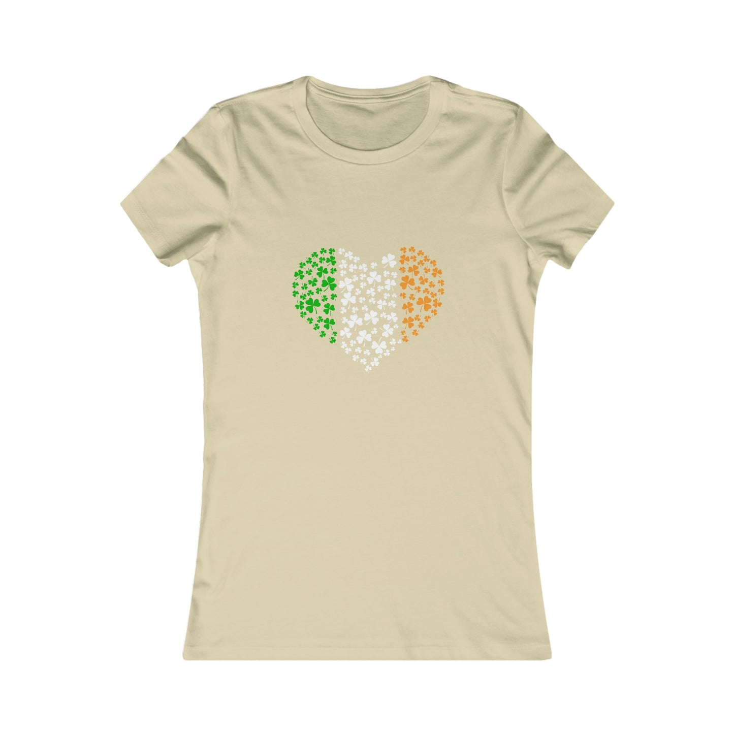 Irish Flag Hearts Women's Cotton Tee