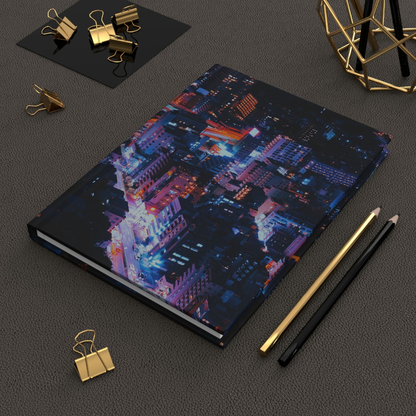 City Nights Notebook Book Hardcover Journal Matte