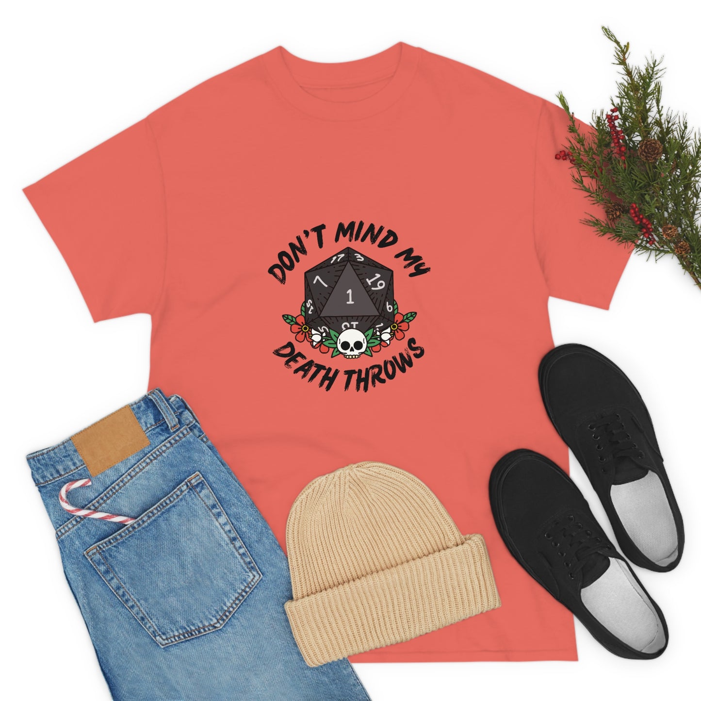 Death Throws Light Unisex Cotton T-shirt