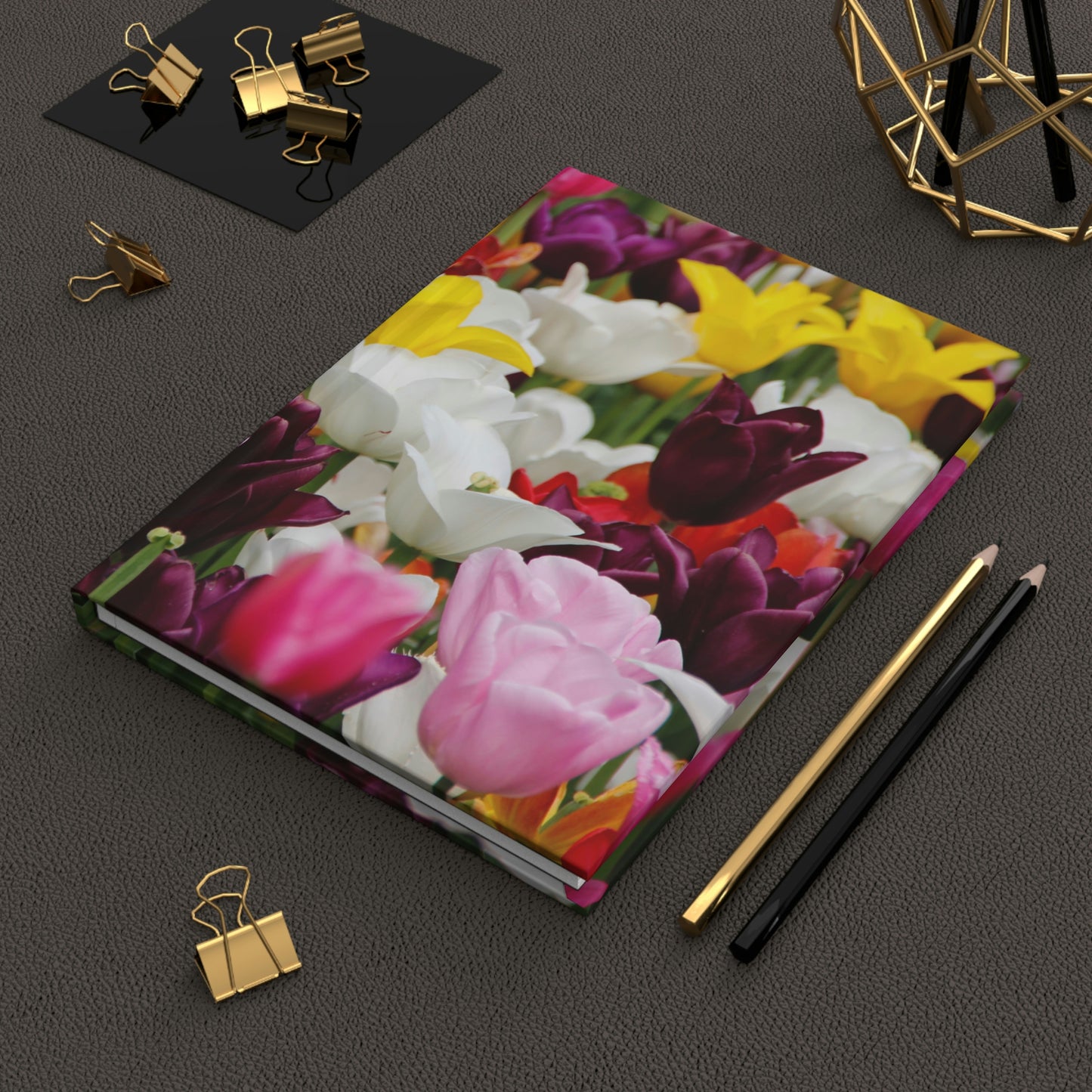 Spring Garden Notebook Book Hardcover Journal Matte