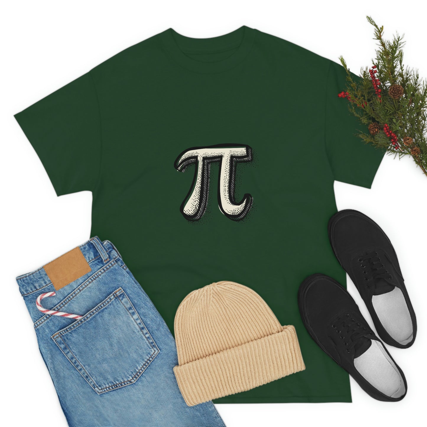 Sketchy Pi Unisex Cotton T-shirt