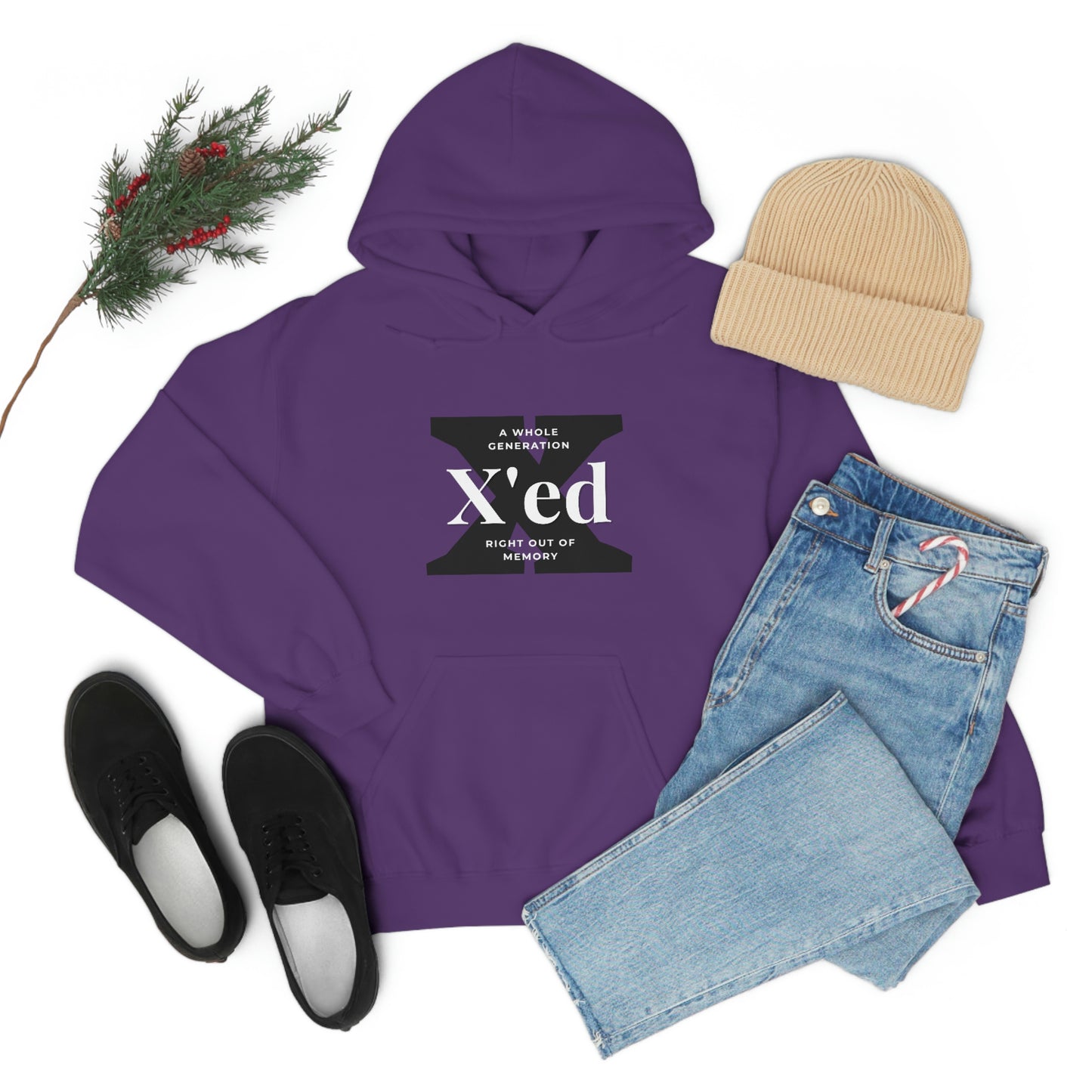 GenX X'ed Out Unisex Hooded Sweatshirt