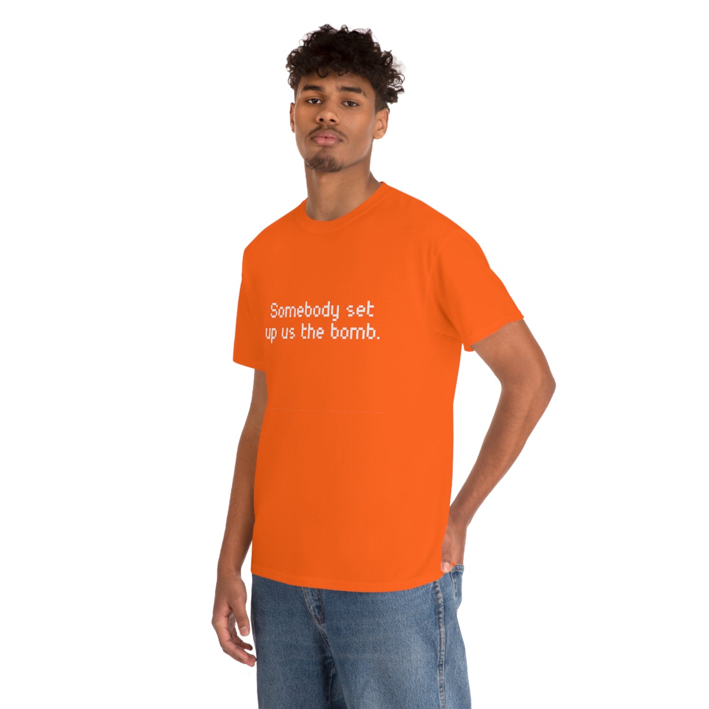 Set Up Us the Bomb Unisex Cotton T-shirt