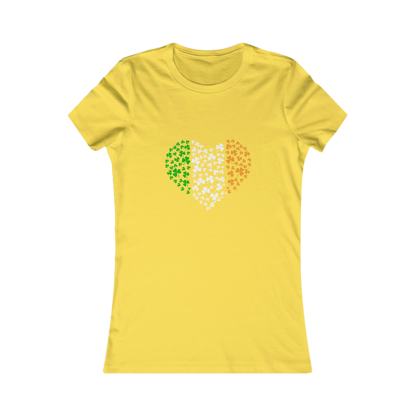 Irish Flag Hearts Women's Cotton Tee