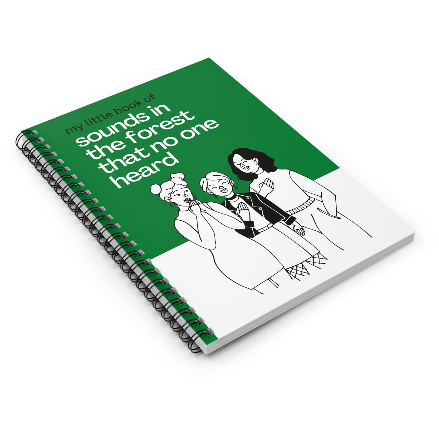 Forest Sounds Spiral Notebook - Ruled Line