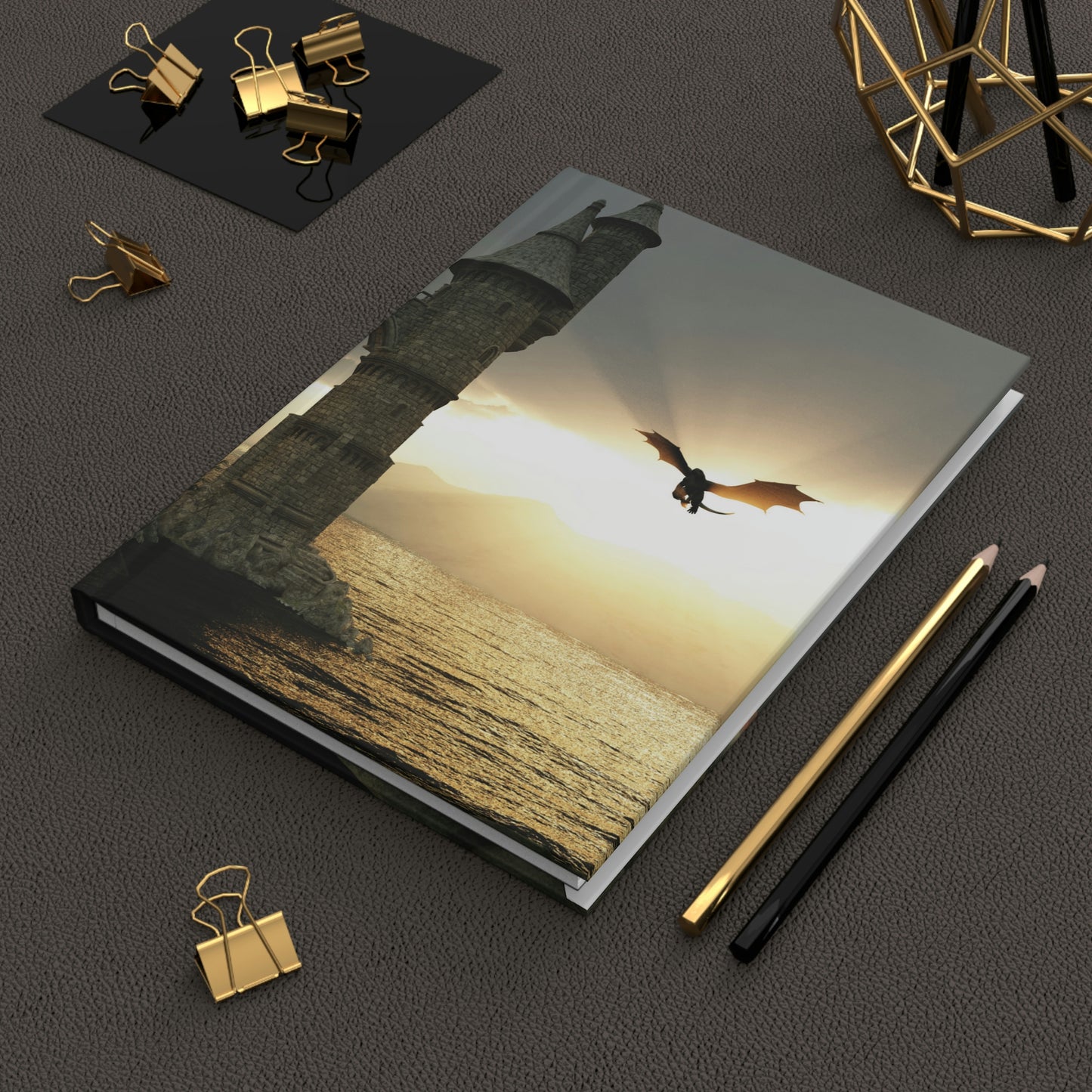 Draconia Notebook Book Hardcover Journal Matte