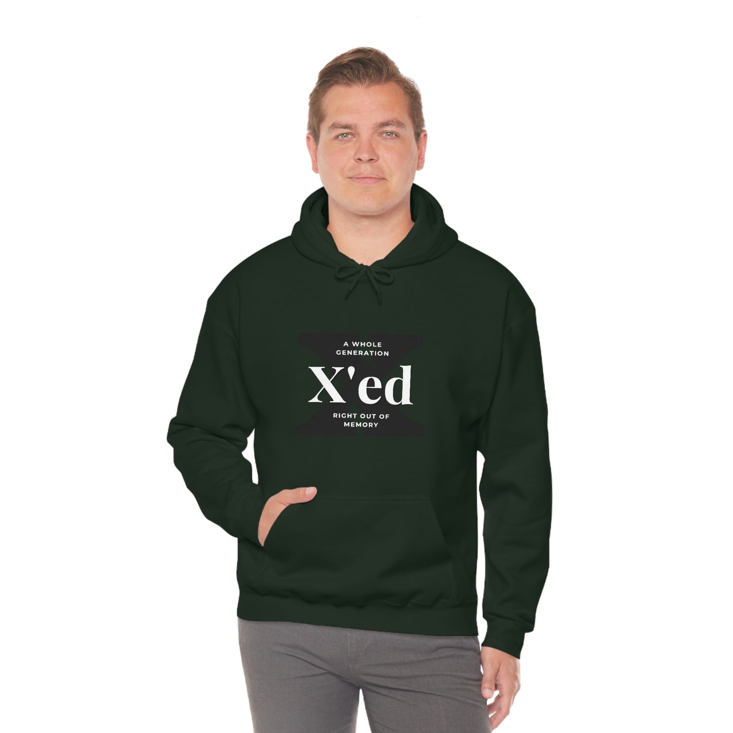 GenX X'ed Out Unisex Hooded Sweatshirt