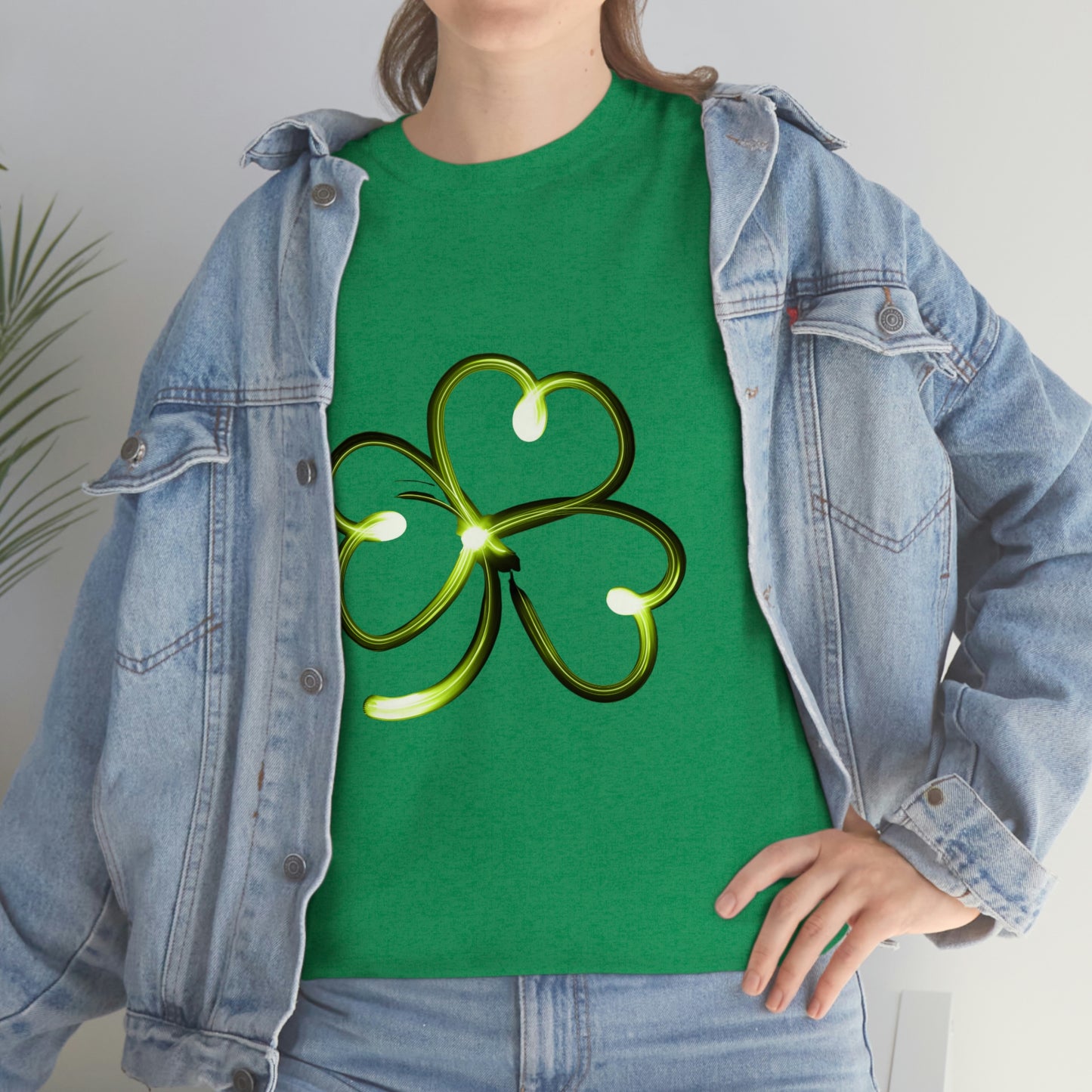 Simple Shamrock Unisex Cotton T-shirt