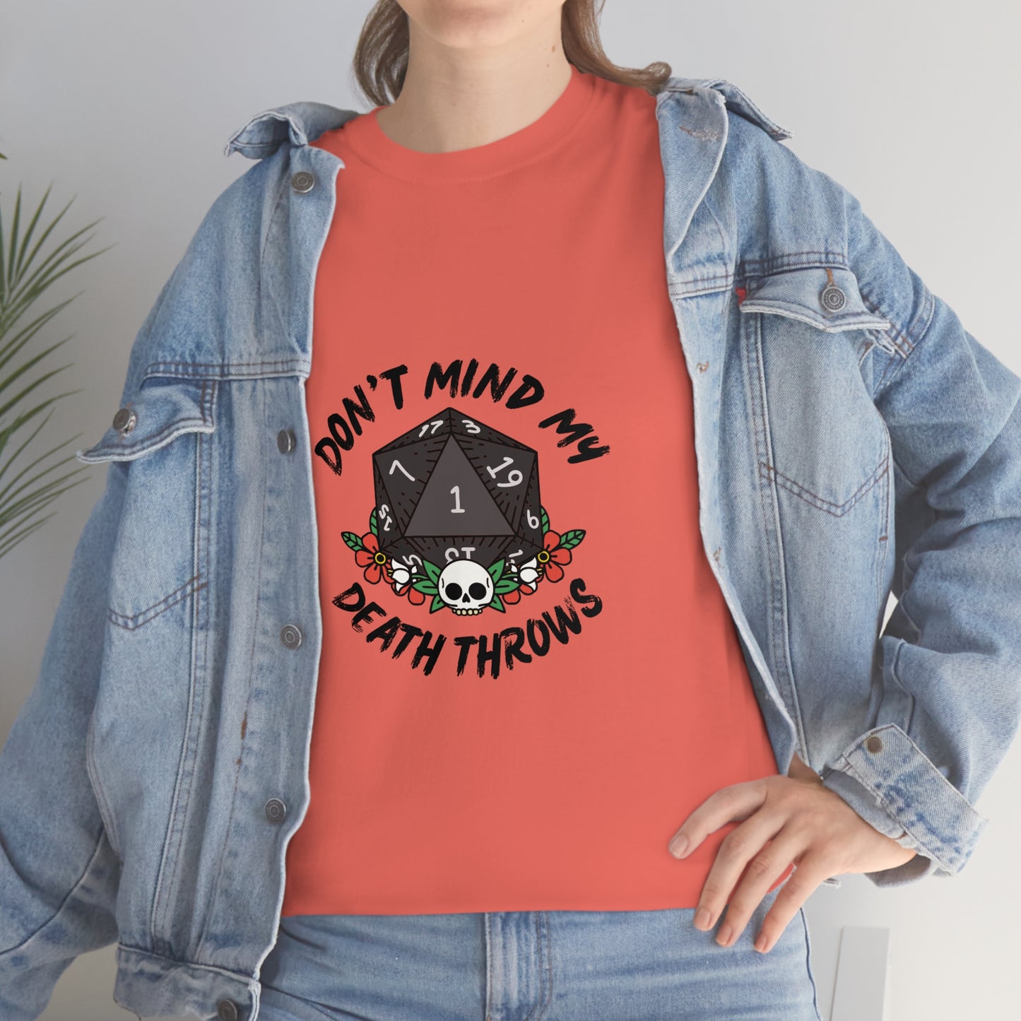 Death Throws Light Unisex Cotton T-shirt