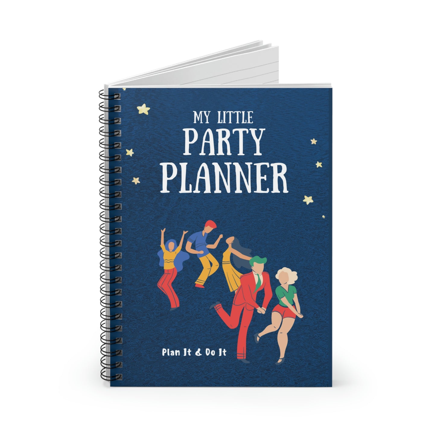 Party Planner Spiral Notebook - Ruled Line