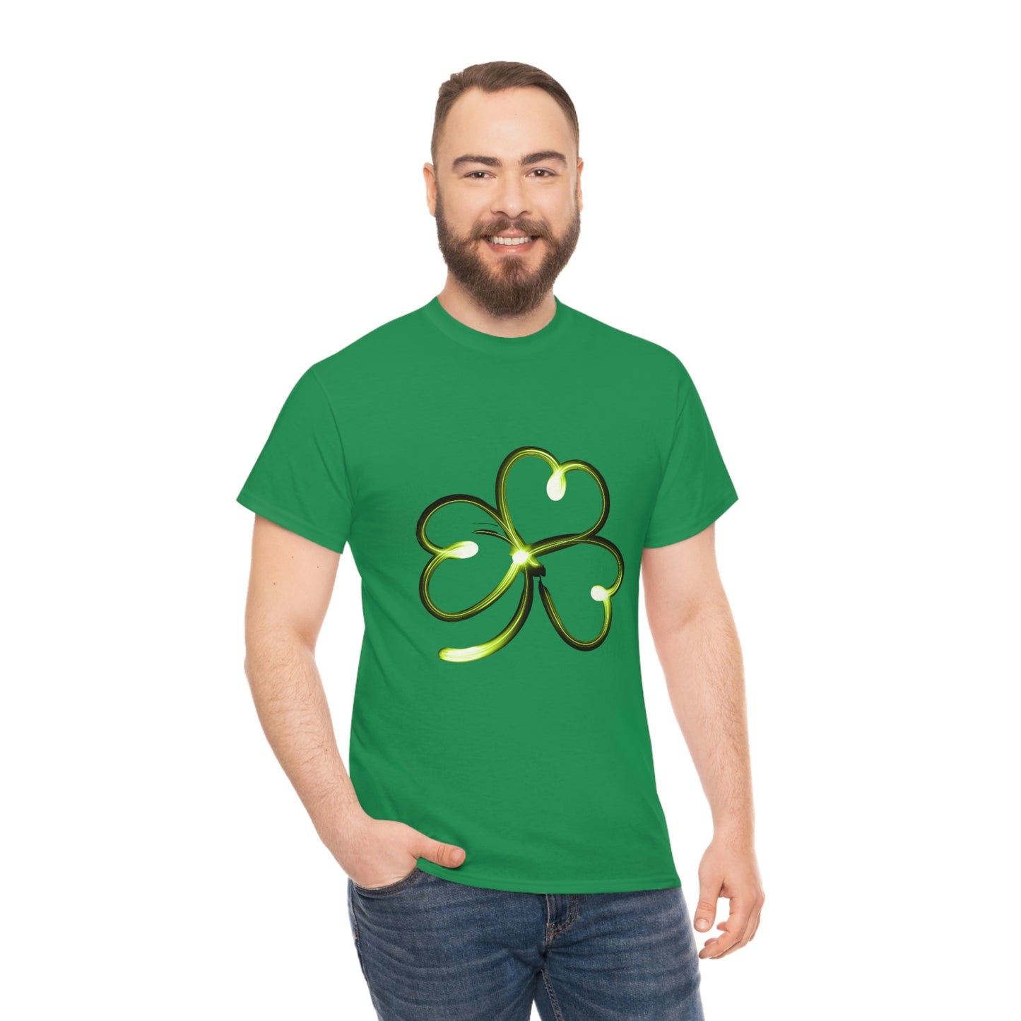 Simple Shamrock Unisex Cotton T-shirt