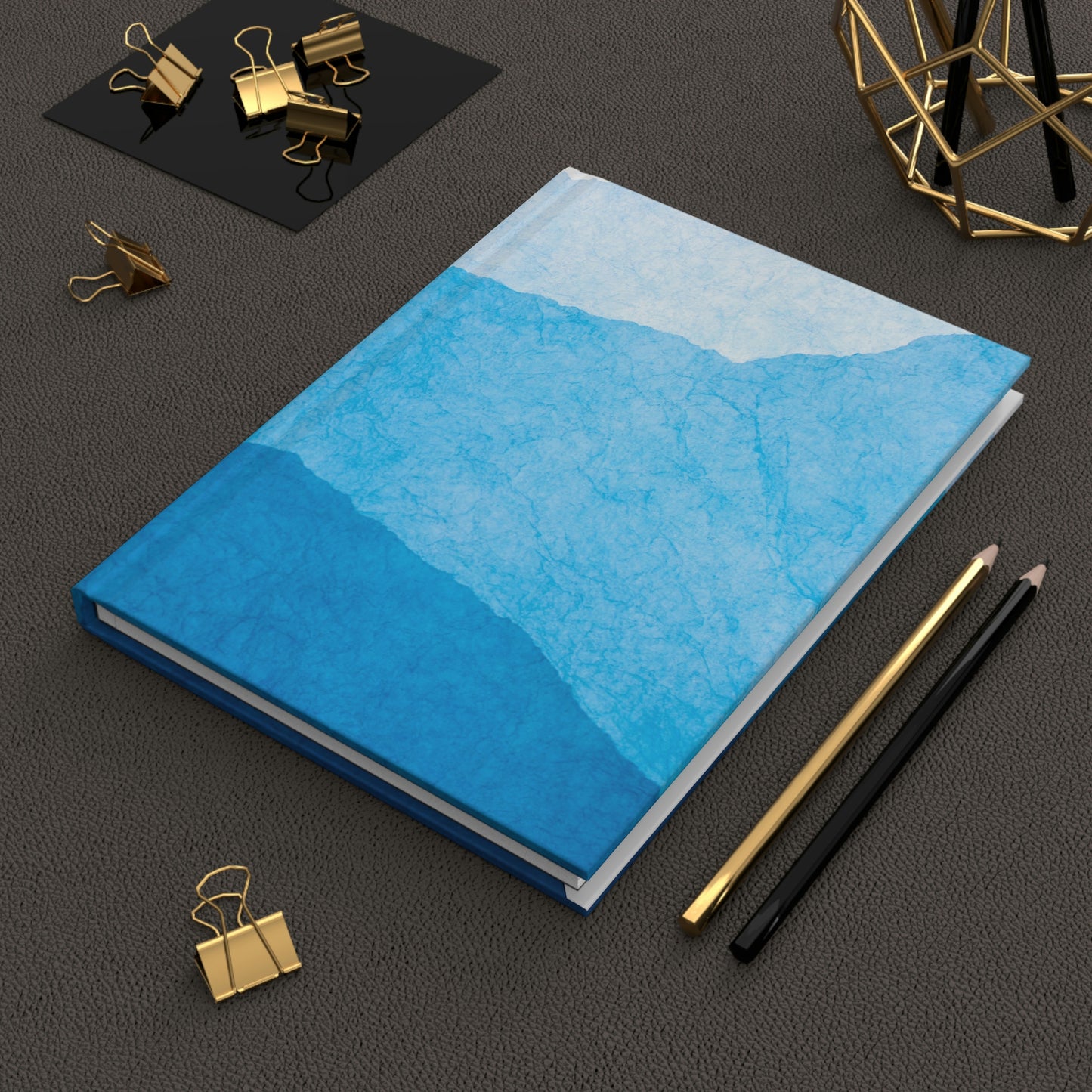 Blue Mountains Mystery Notebook Book Hardcover Journal Matte