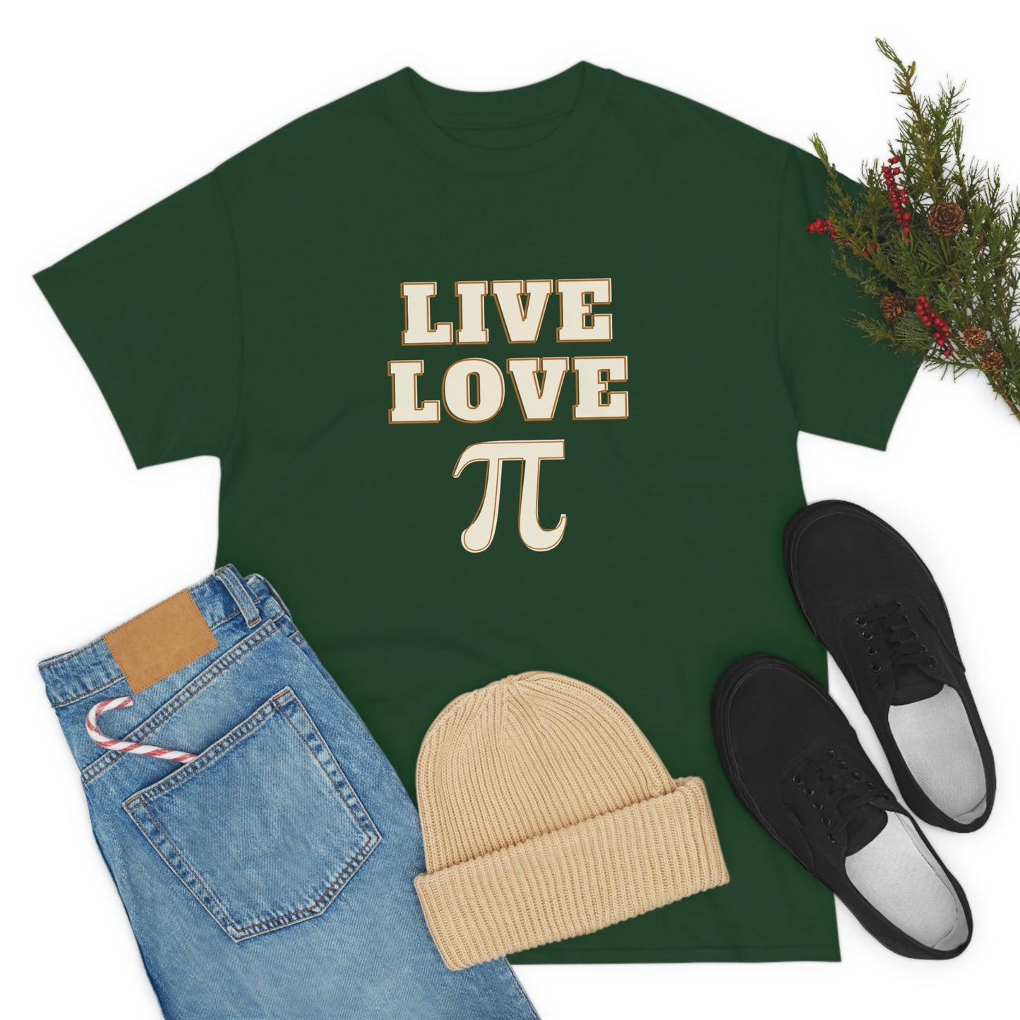 Live Love Pi Unisex Cotton T-shirt