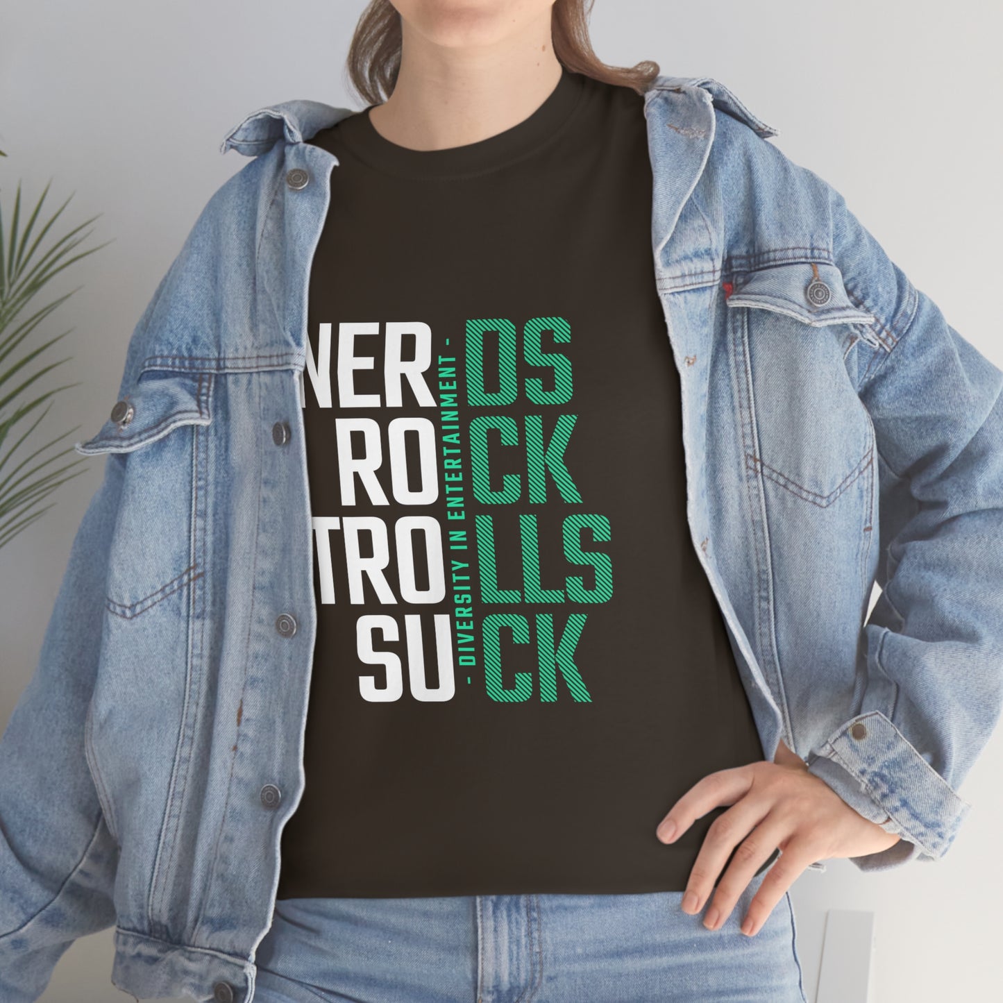 Nerds Rock Troll Suck Unisex Cotton T-shirt