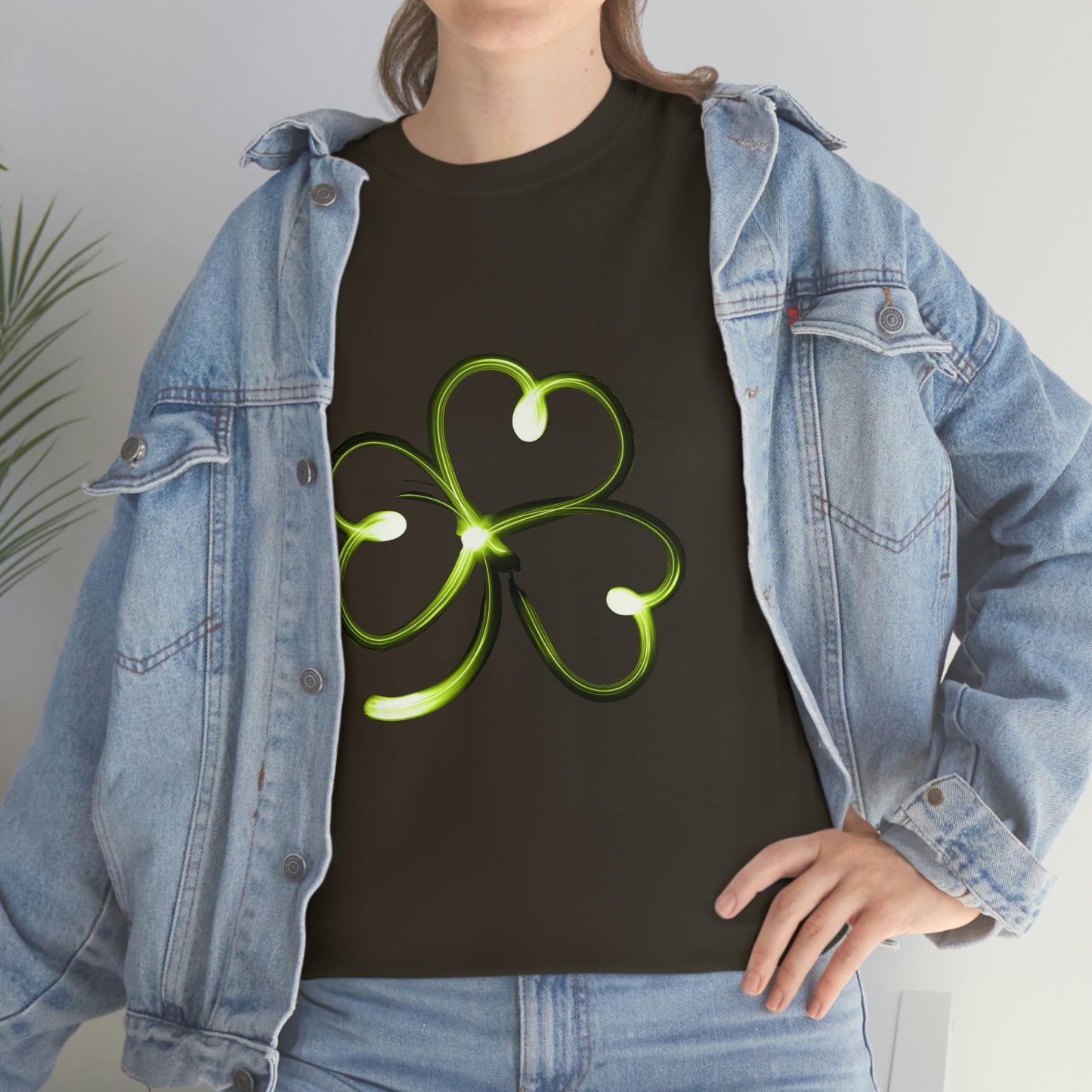 Simple Shamrock Unisex Cotton T-shirt