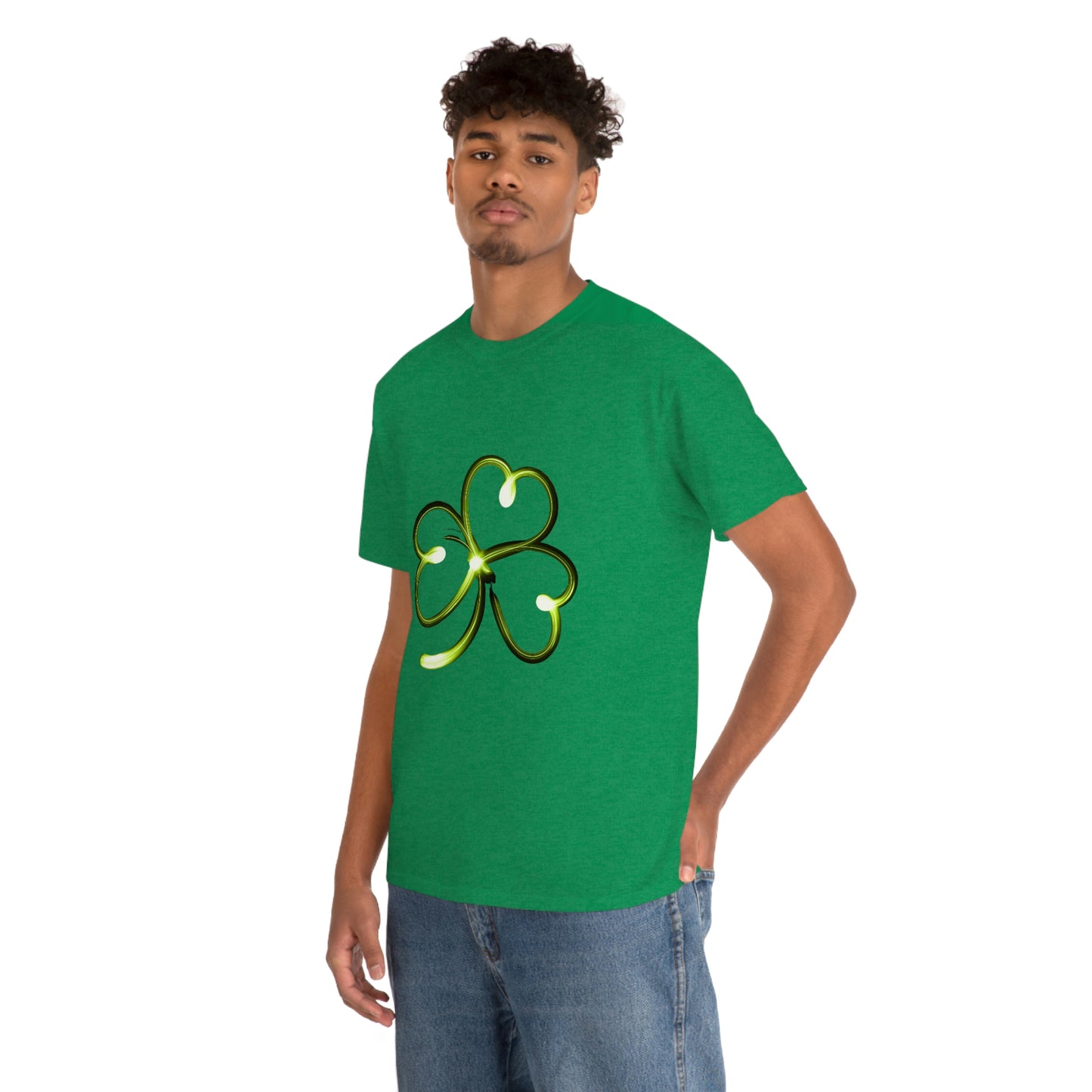 Simple Shamrock Unisex Cotton T-shirt