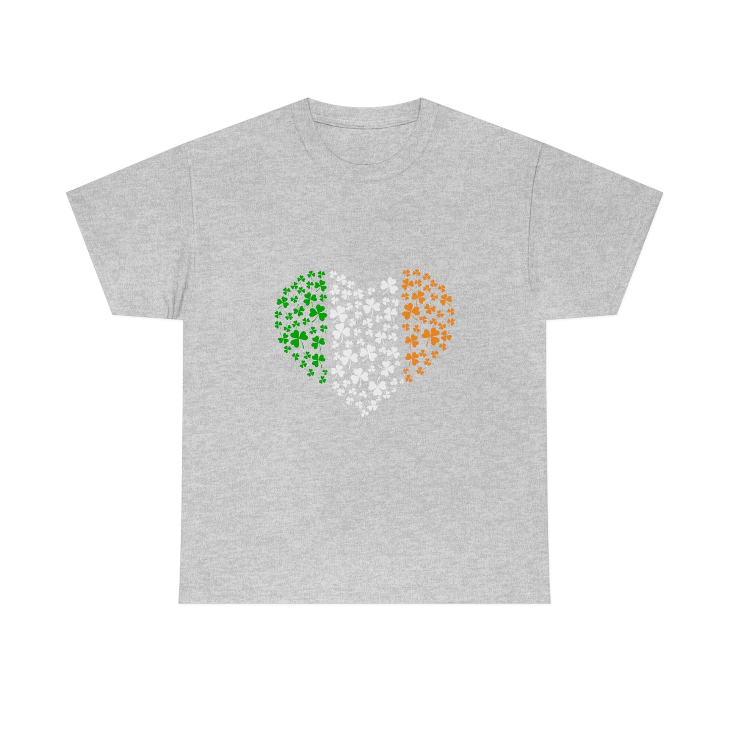 Irish Flag Hearts Unisex Cotton T-shirt