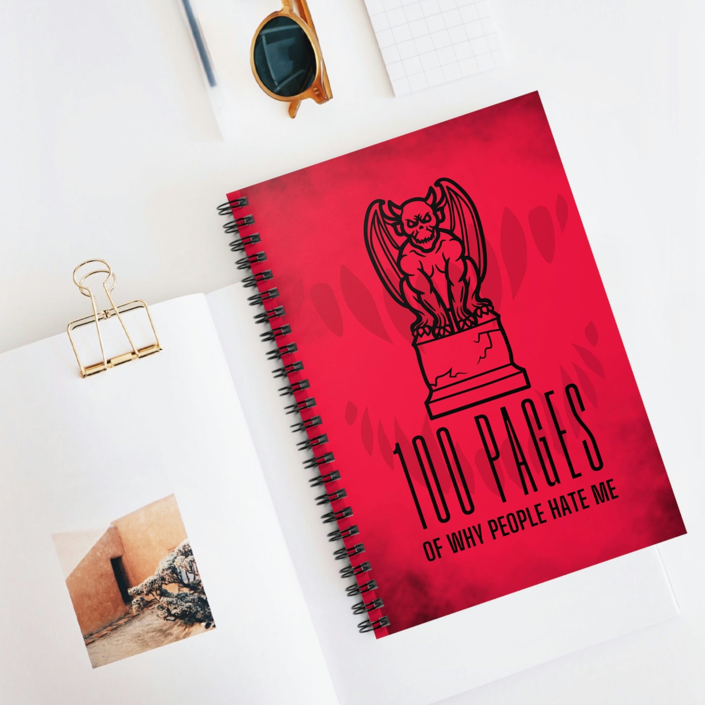 People Hate Me Spiral Notebook - Ruled Line