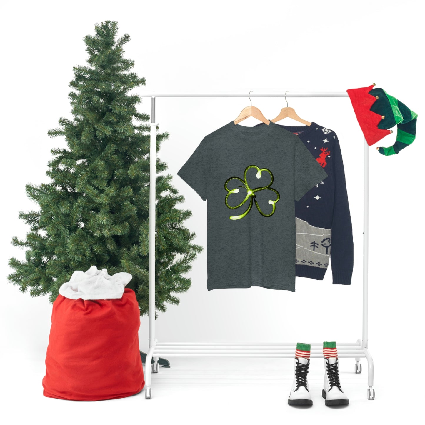 Simple Shamrock Unisex Cotton T-shirt