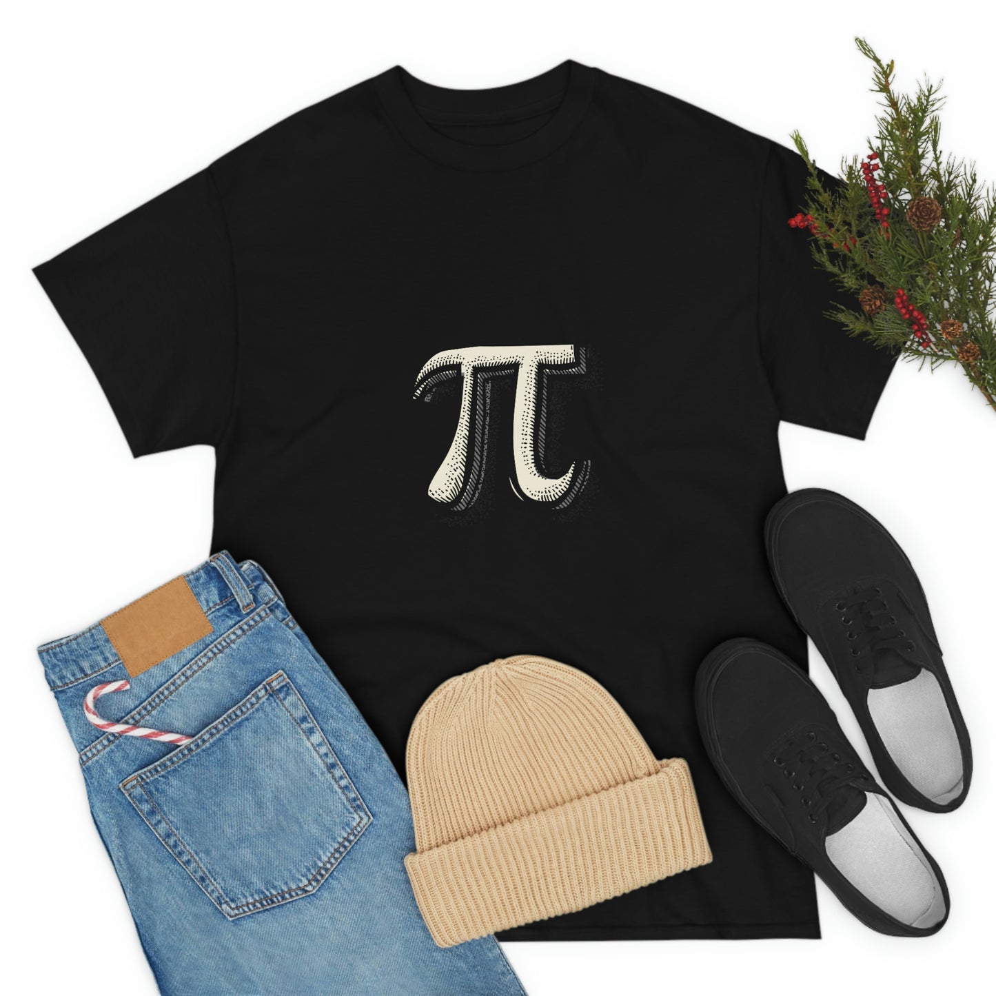 Sketchy Pi Unisex Cotton T-shirt