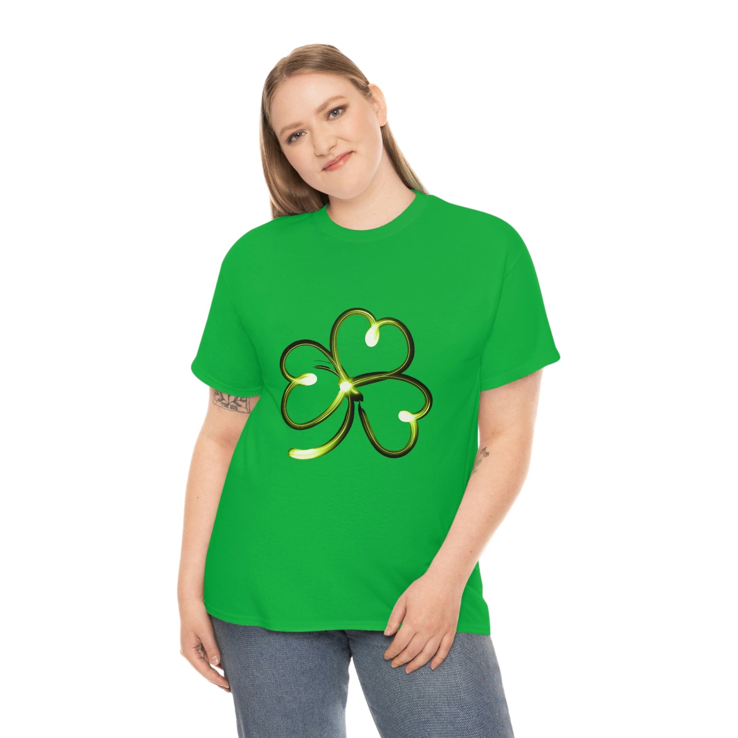 Simple Shamrock Unisex Cotton T-shirt