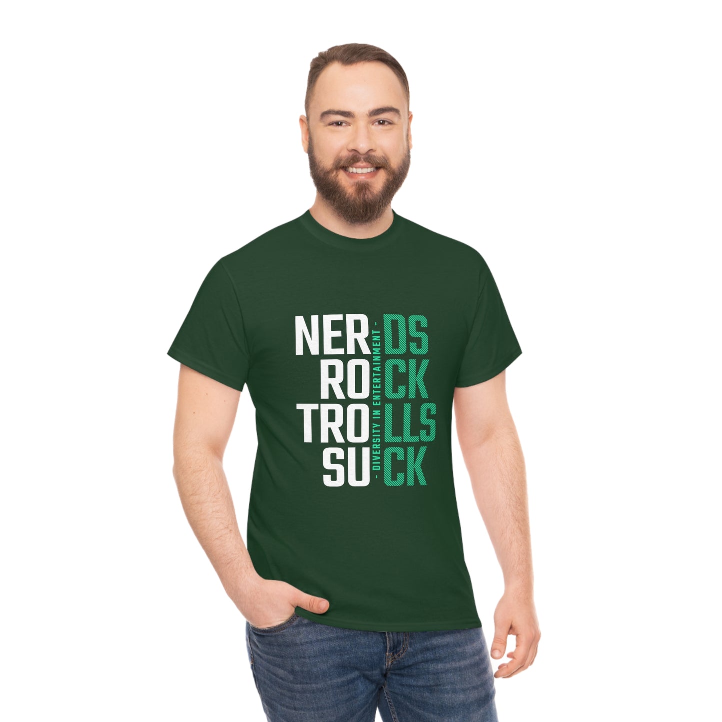 Nerds Rock Troll Suck Unisex Cotton T-shirt