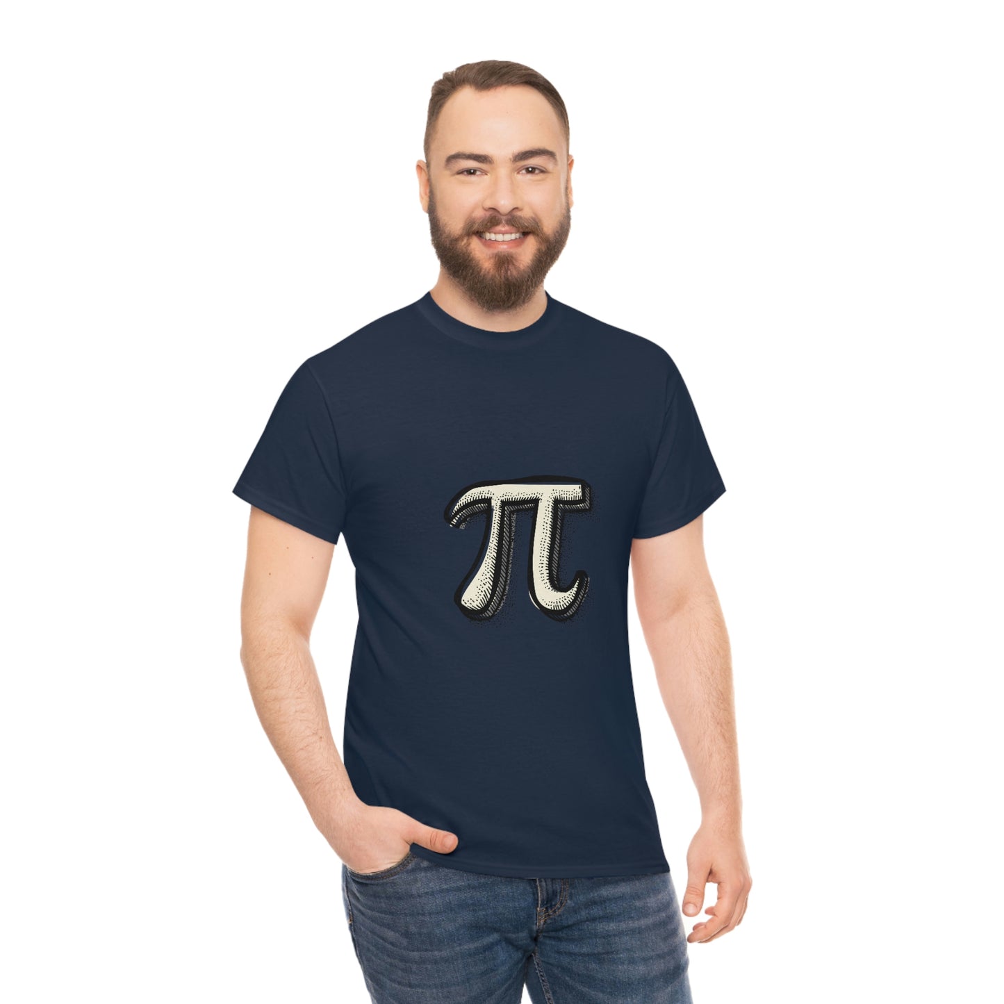 Sketchy Pi Unisex Cotton T-shirt