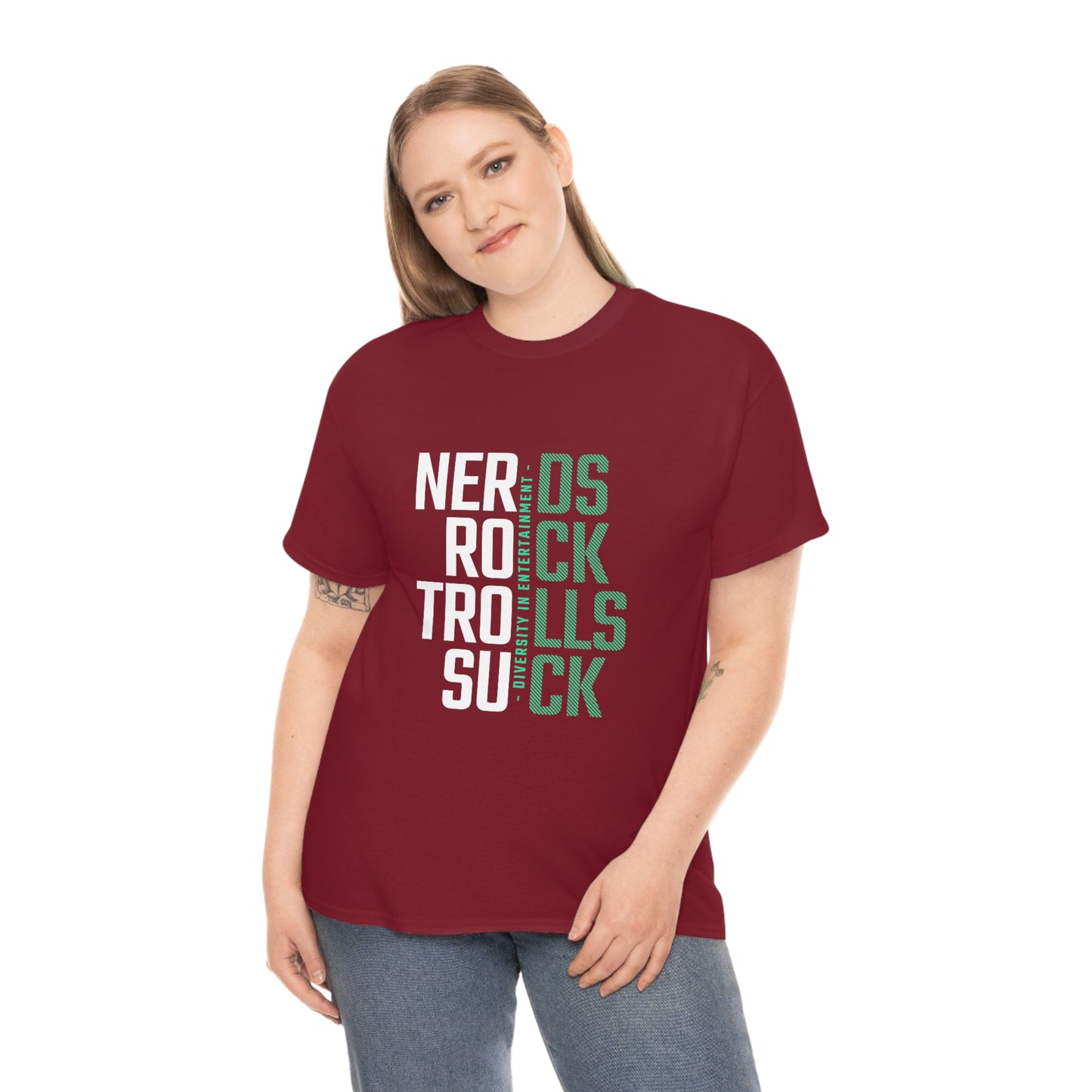 Nerds Rock Troll Suck Unisex Cotton T-shirt