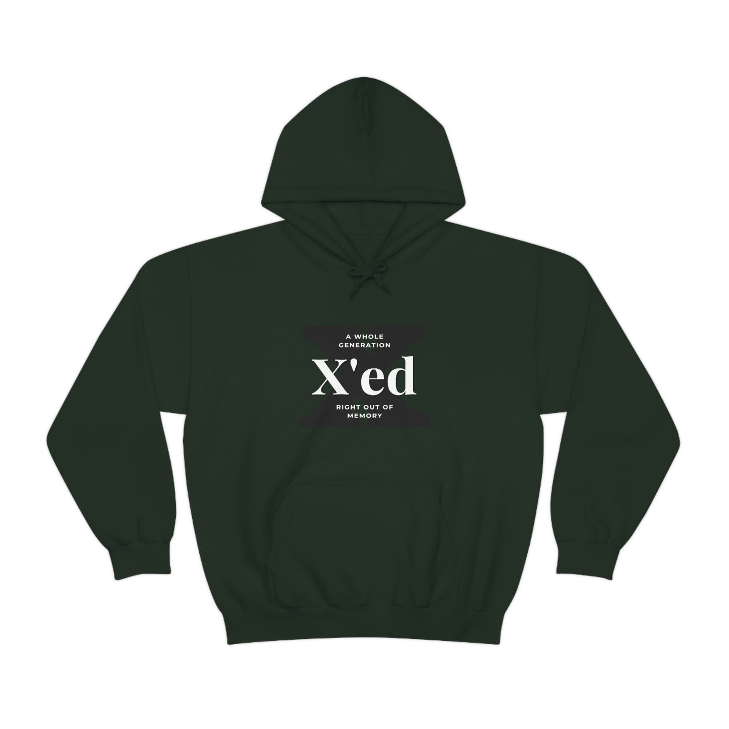GenX X'ed Out Unisex Hooded Sweatshirt
