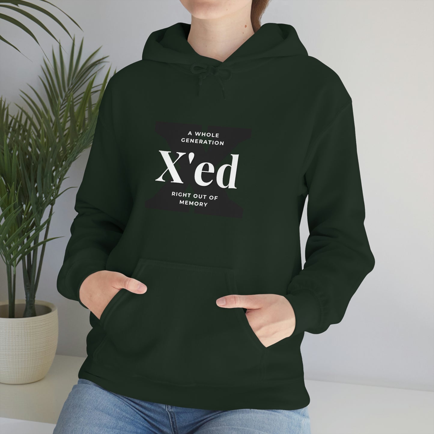 GenX X'ed Out Unisex Hooded Sweatshirt