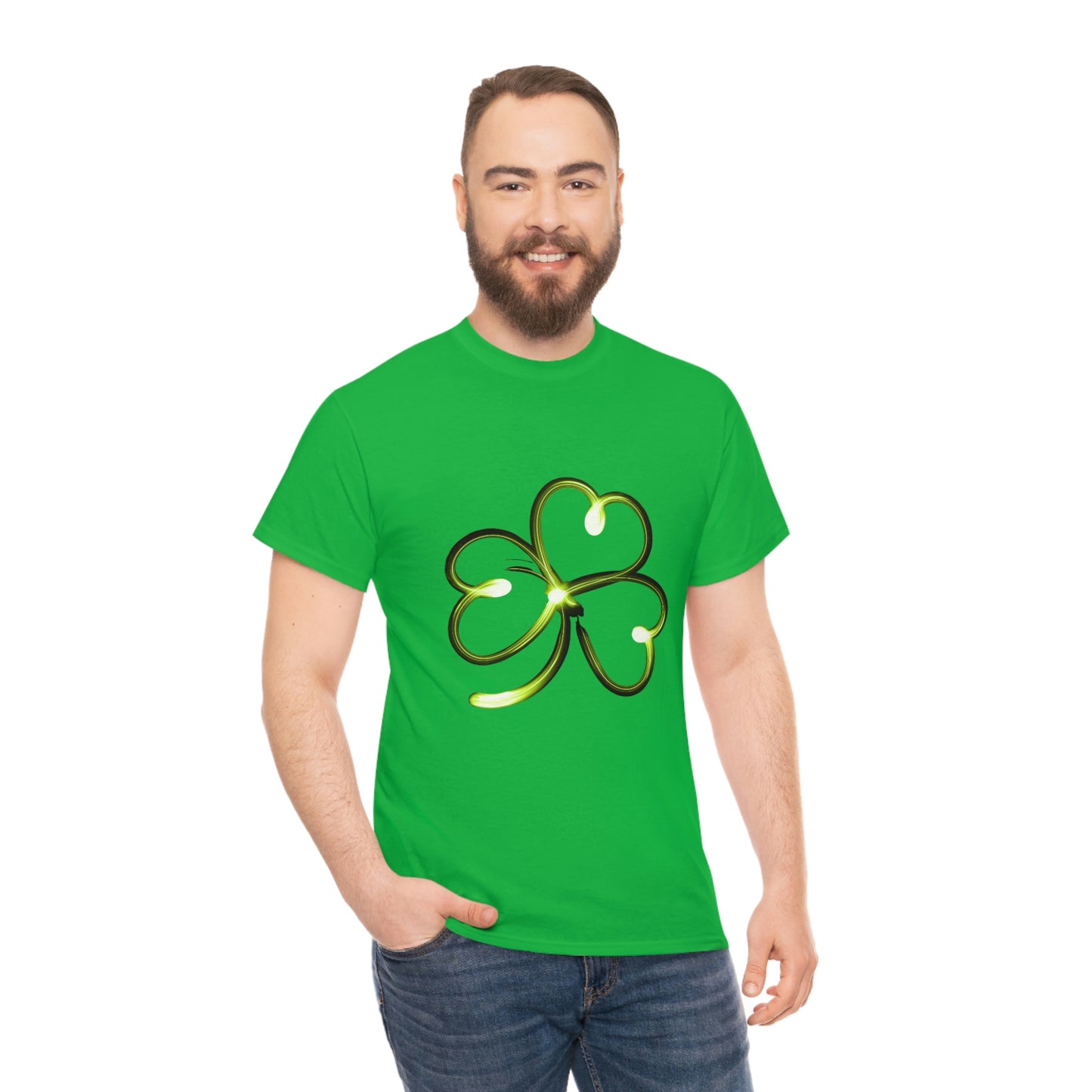 Simple Shamrock Unisex Cotton T-shirt