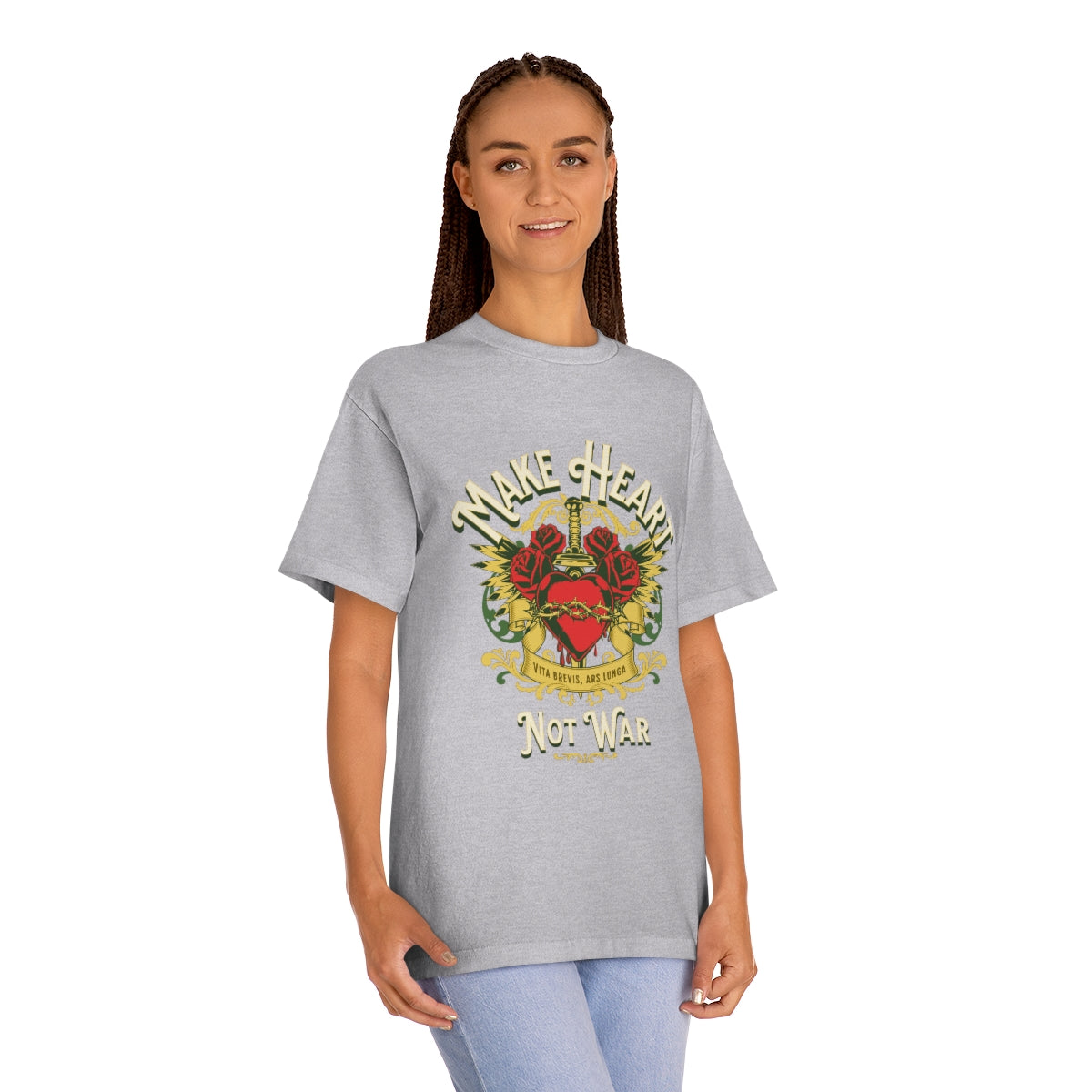 Make Heart Not War Unisex Classic Tee