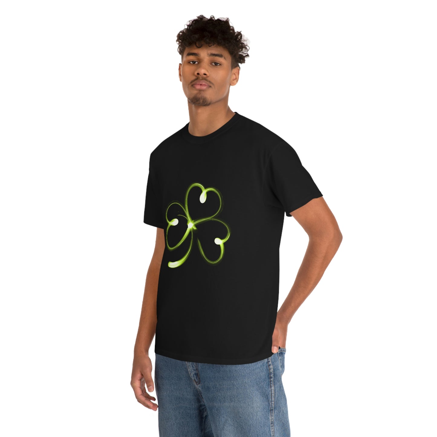 Simple Shamrock Unisex Cotton T-shirt