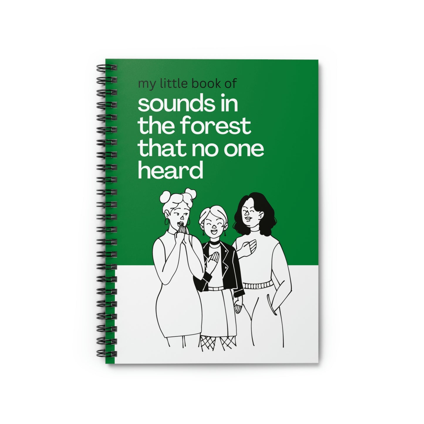 Forest Sounds Spiral Notebook - Ruled Line