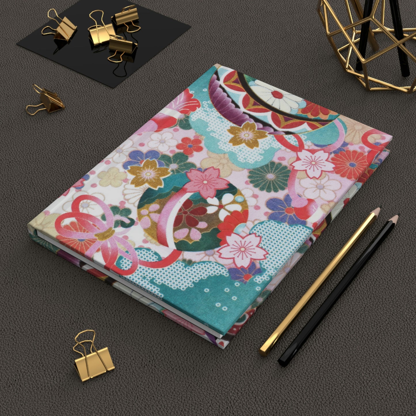 Floral Notebook Book Hardcover Journal Matte