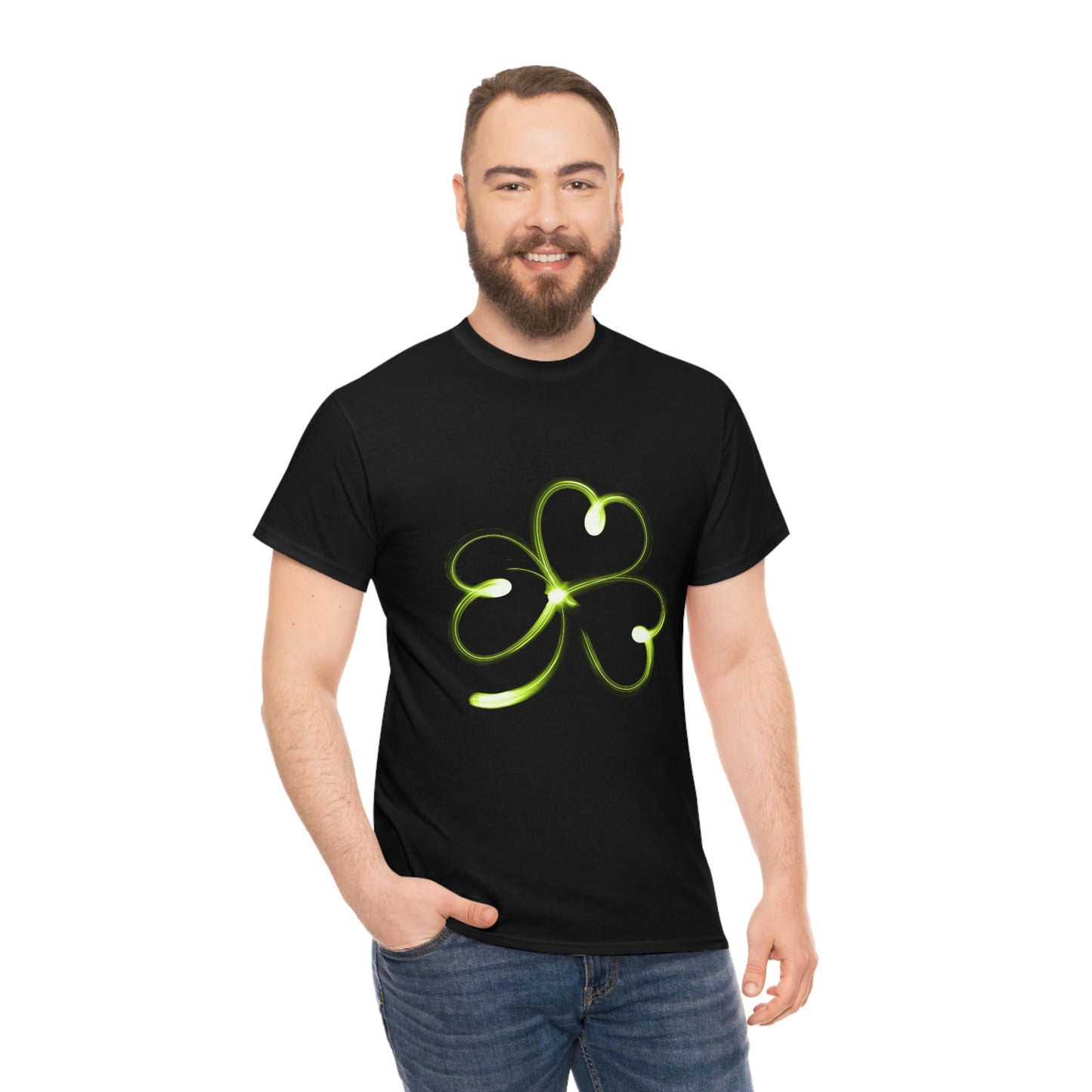 Simple Shamrock Unisex Cotton T-shirt