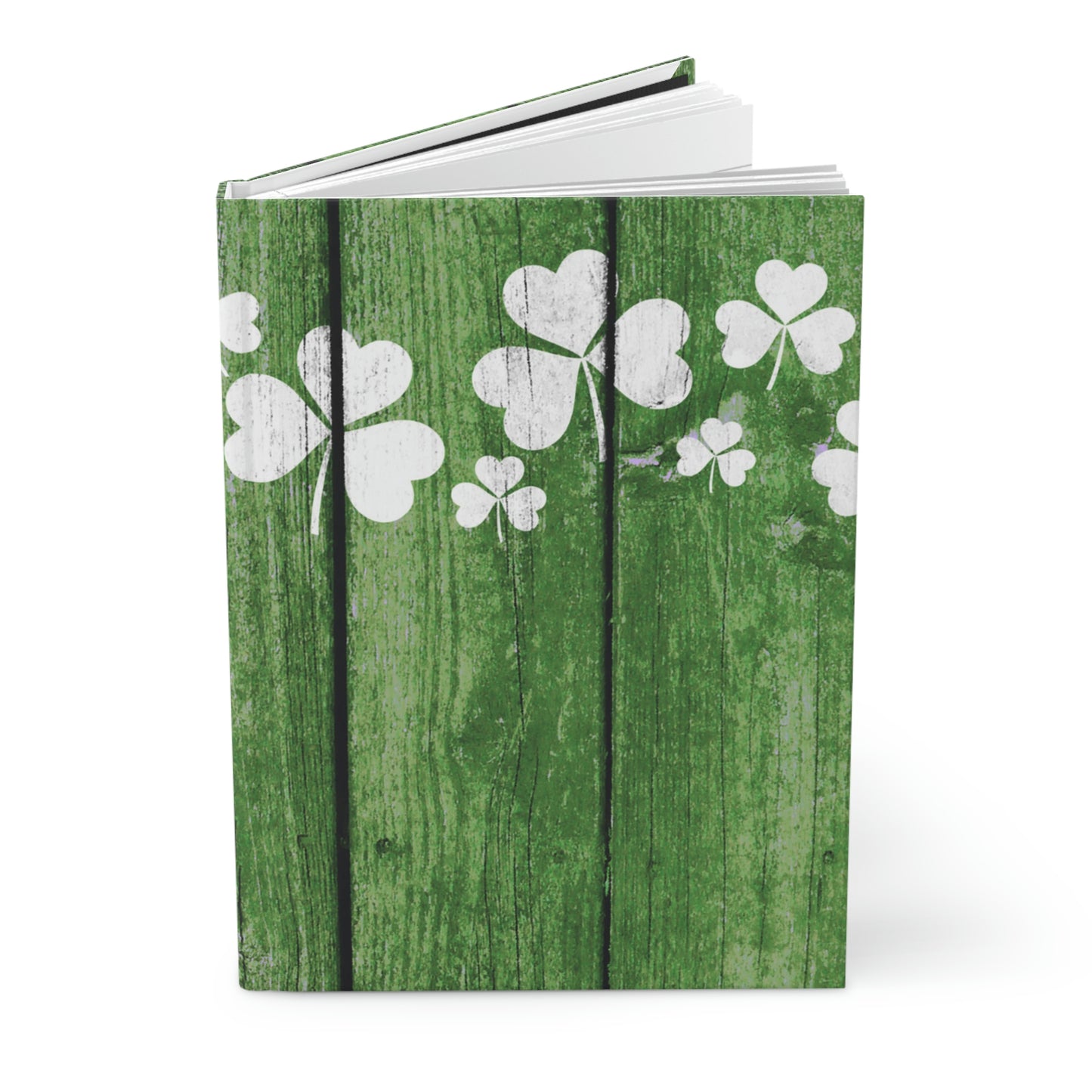 Wood Luck Notebook Book Hardcover Journal Matte