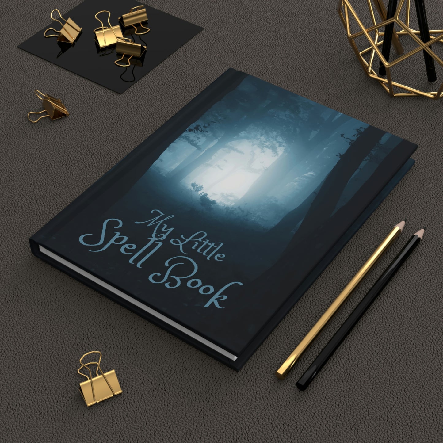 Blue Spell Book Hardcover Journal Matte
