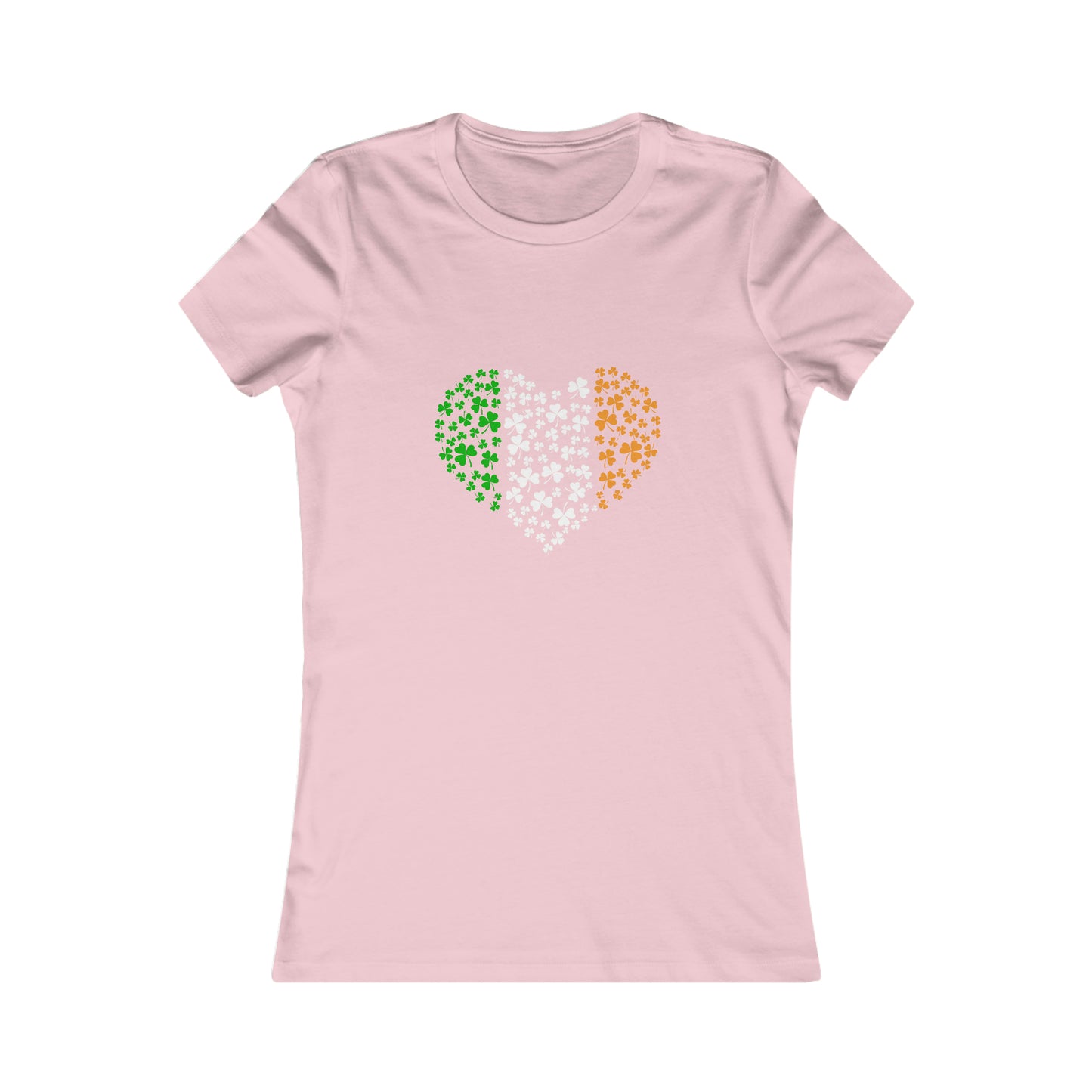 Irish Flag Hearts Women's Cotton Tee