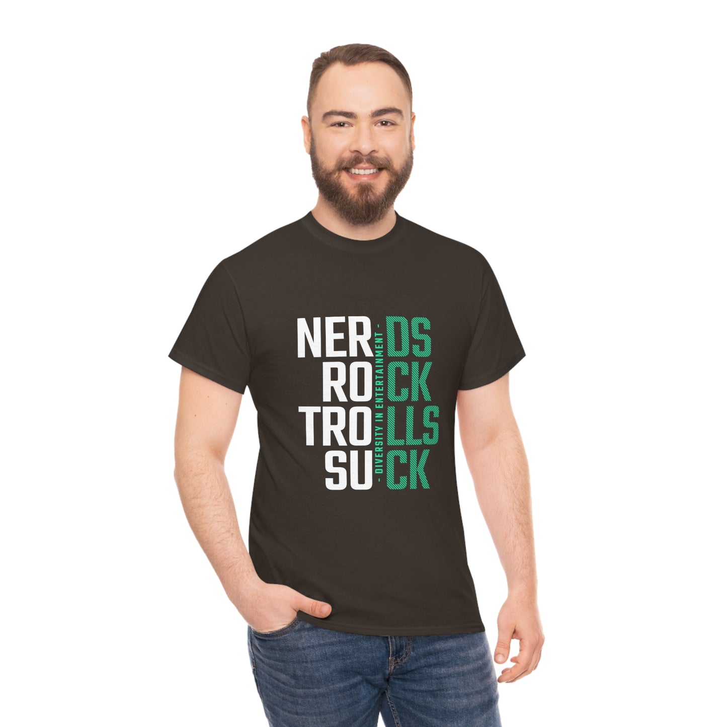 Nerds Rock Troll Suck Unisex Cotton T-shirt