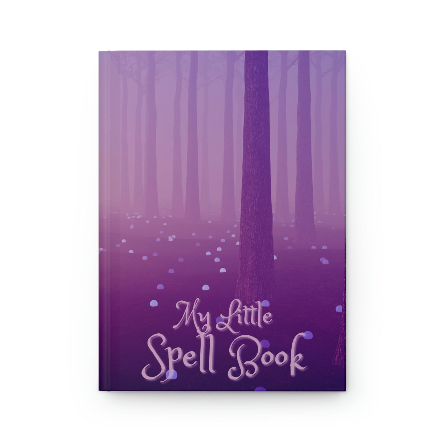 Purple Spell Book Hardcover Journal Matte