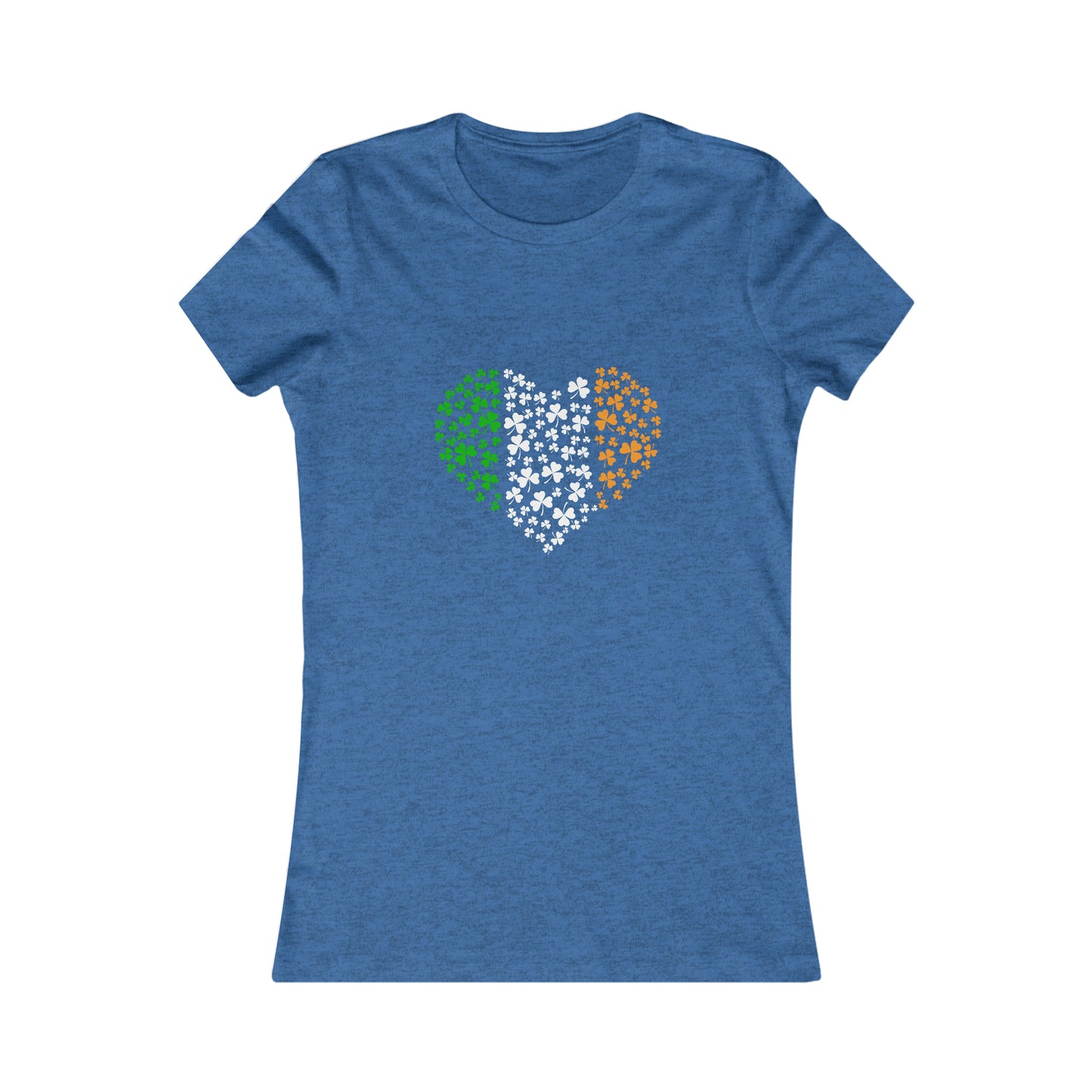 Irish Flag Hearts Women's Cotton Tee