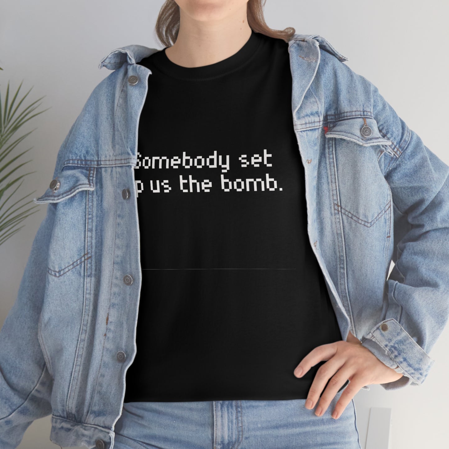 Set Up Us the Bomb Unisex Cotton T-shirt