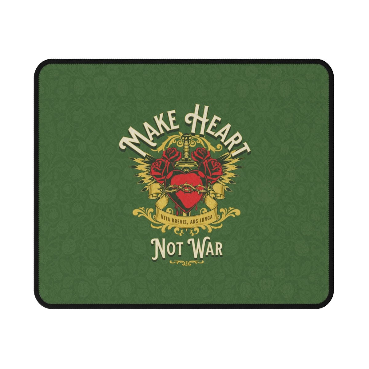 Art Not War Non-Slip Mouse Pad